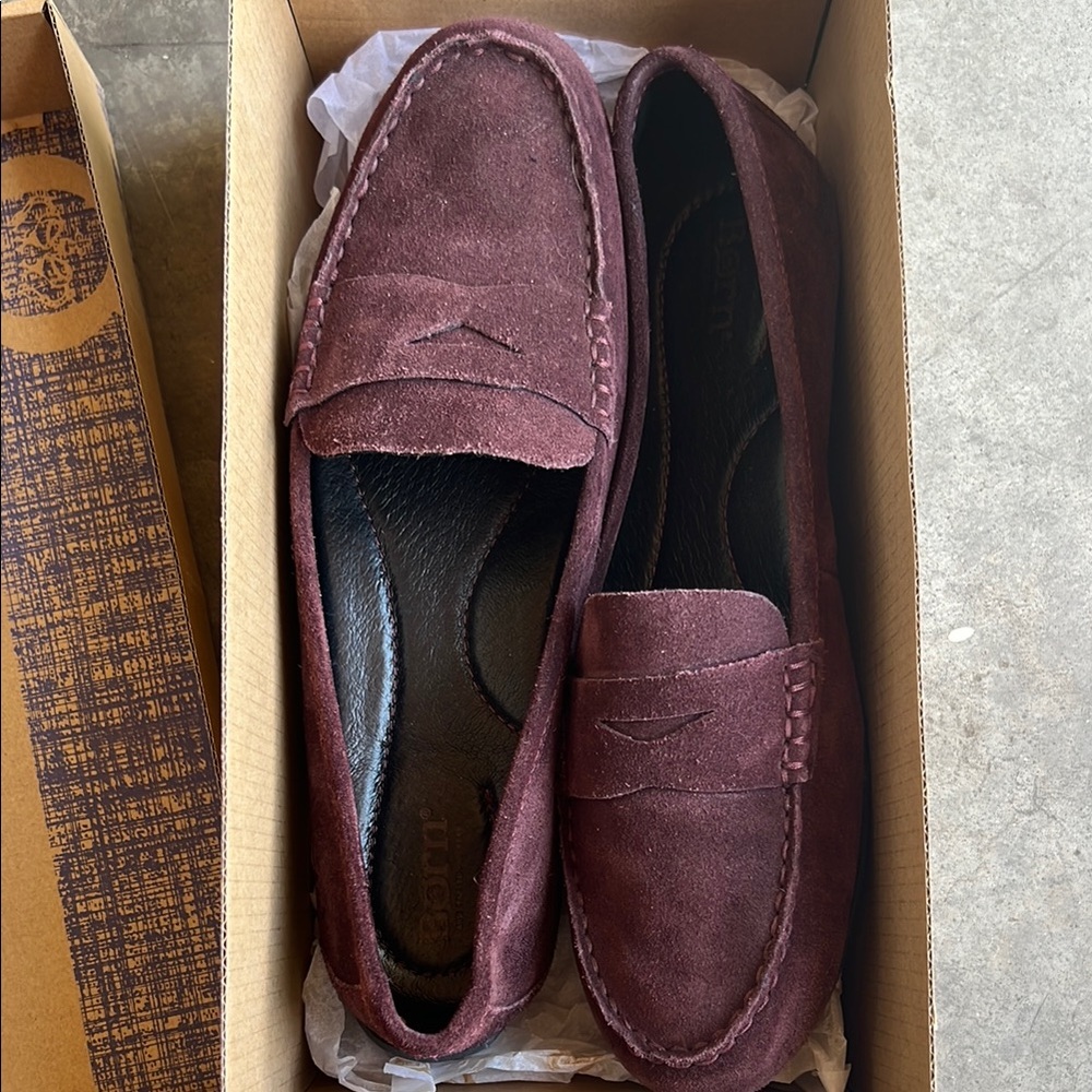 Classic Burgundy Loafers for Women